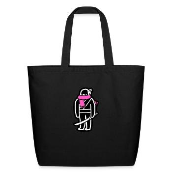 Not So Stealthy - Eco-Friendly Cotton Tote - black - Front