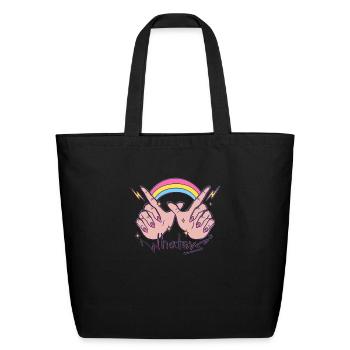 Whatevs - Eco-Friendly Cotton Tote - black - Front