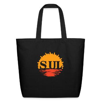 Sul Sun - Eco-Friendly Cotton Tote - black - Front