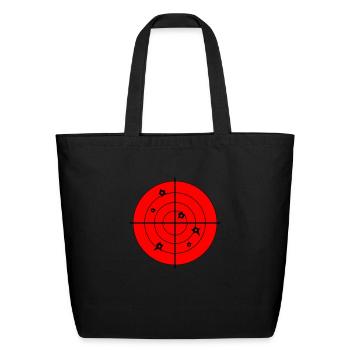 Target Shot - Eco-Friendly Cotton Tote - black - Front