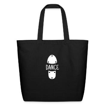 Tap Dance Shoe Sole Tap Dancing Lover Tap Dancer T - Eco-Friendly Cotton Tote - black - Front