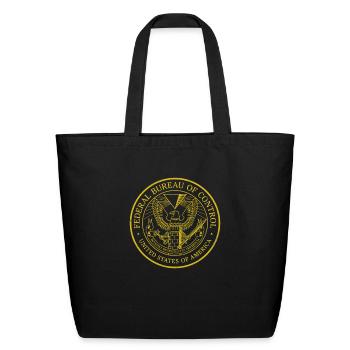 Federal Bureau of Control Control Game - Eco-Friendly Cotton Tote - black - Front