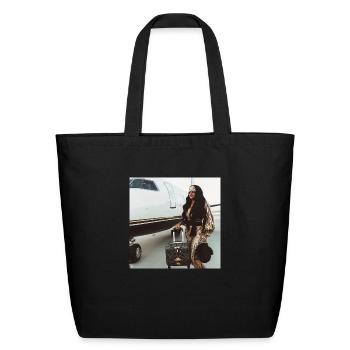 Flight - Eco-Friendly Cotton Tote - black - Front