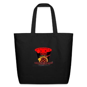 Noodleomics(c) Unique Original Art By Abby Anime - Eco-Friendly Cotton Tote - black - Front