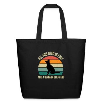 Guardian Hearts Unwavering Loyalty And Love - Eco-Friendly Cotton Tote - black - Front