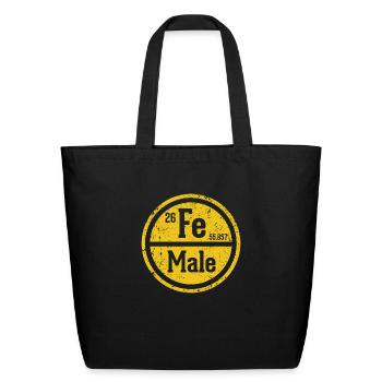 The Original Man Of Iron - Eco-Friendly Cotton Tote - black - Front