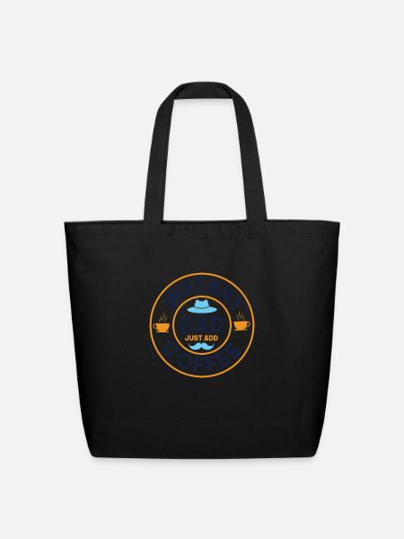 Dad - Eco-Friendly Cotton Tote - black