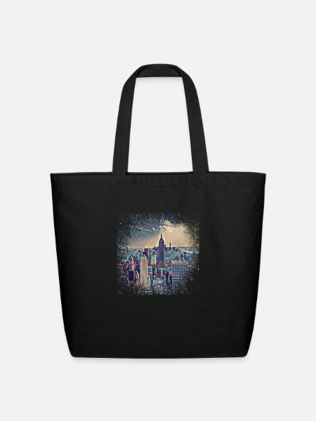 Manhattan - Eco-Friendly Cotton Tote - black