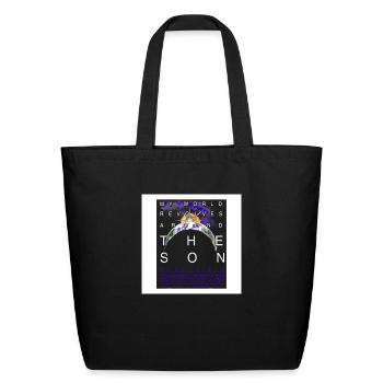 world revolves around the son of god christian gif - Eco-Friendly Cotton Tote - black - Front