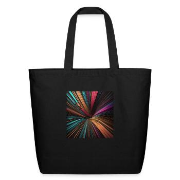 Abstract 2 Abstract Art - Eco-Friendly Cotton Tote - black - Front