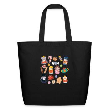 Nutcracker Ballet - Eco-Friendly Cotton Tote - black - Front