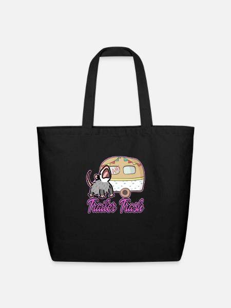 Possum - Eco-Friendly Cotton Tote - black
