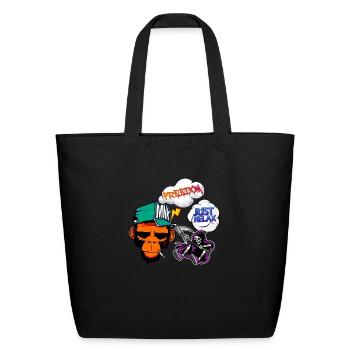 Relax - Eco-Friendly Cotton Tote - black - Front