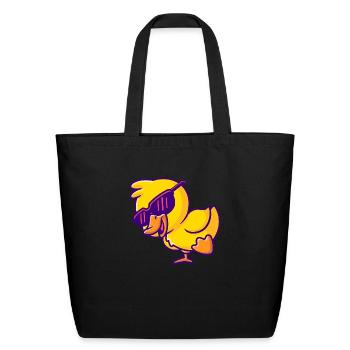 Sunglasses Cute Ducky Shower lovers baby toys - Eco-Friendly Cotton Tote - black - Front