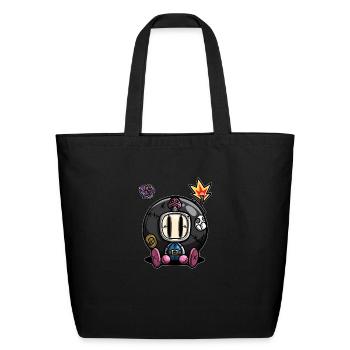 Bomb Guy - Eco-Friendly Cotton Tote - black - Front