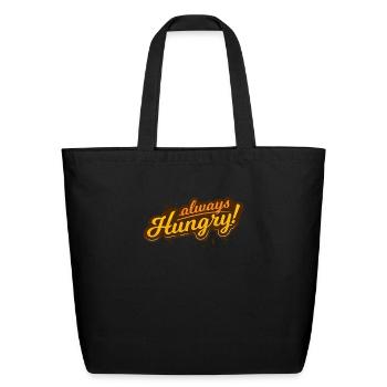 Always Hungry - Eco-Friendly Cotton Tote - black - Front