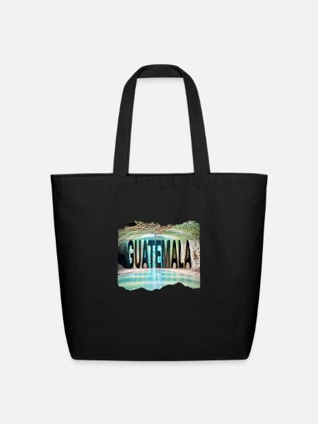 GUATEMALA 24 14 - Eco-Friendly Cotton Tote - black