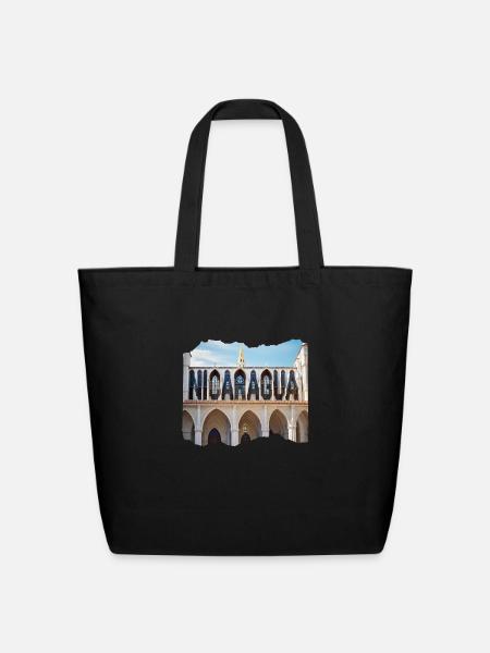 nicaragua 24 21 - Eco-Friendly Cotton Tote - black