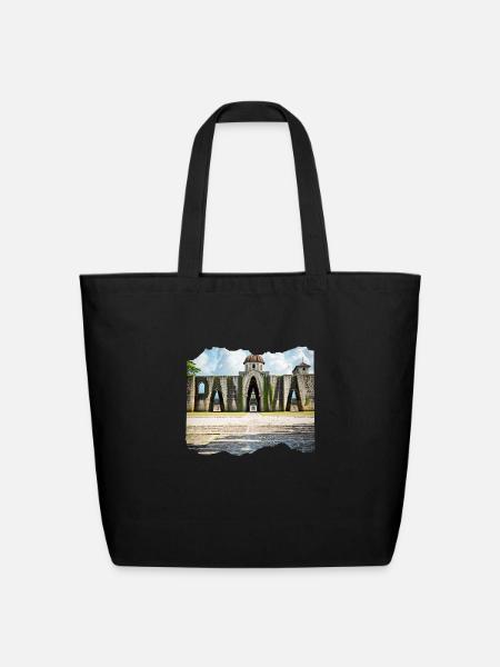 PANAMA 24 15 - Eco-Friendly Cotton Tote - black
