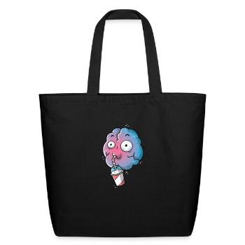 Brain Freeze - Eco-Friendly Cotton Tote - black - Front