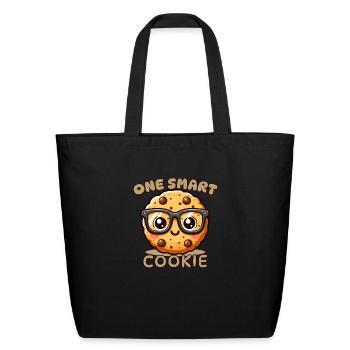 one smart cookie - Eco-Friendly Cotton Tote - black - Front