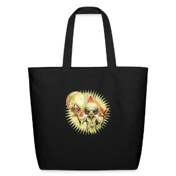 IlluminET35 - Eco-Friendly Cotton Tote - black - Front