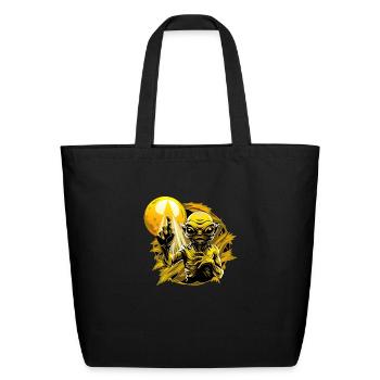 IlluminET80 - Eco-Friendly Cotton Tote - black - Front