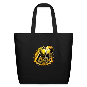 IlluminET70 - Eco-Friendly Cotton Tote - black - Front