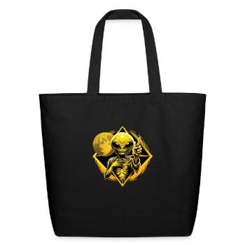 IlluminET76 - Eco-Friendly Cotton Tote - black - Front
