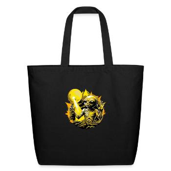 IlluminET67 - Eco-Friendly Cotton Tote - black - Front