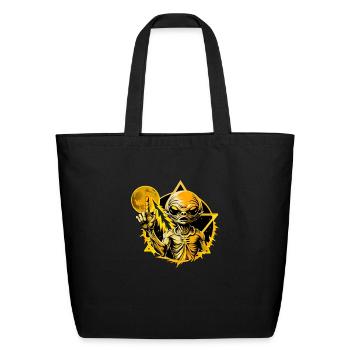 IlluminET77 - Eco-Friendly Cotton Tote - black - Front