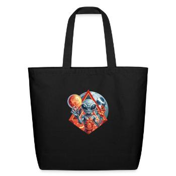 IlluminET103 - Eco-Friendly Cotton Tote - black - Front