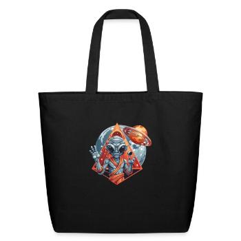 IlluminET106 - Eco-Friendly Cotton Tote - black - Front