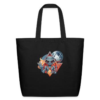 IlluminET109 - Eco-Friendly Cotton Tote - black - Front