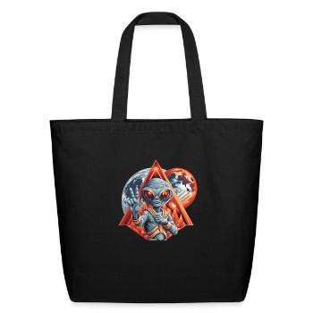 IlluminET97 - Eco-Friendly Cotton Tote - black - Front