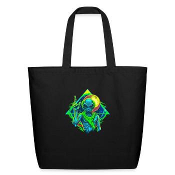 IlluminET123 - Eco-Friendly Cotton Tote - black - Front