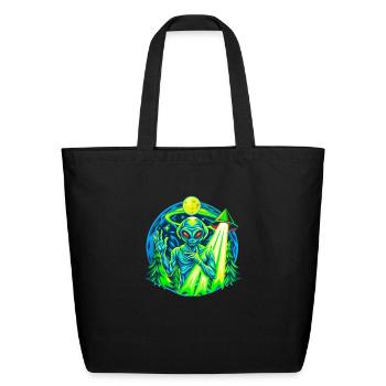 IlluminET124 - Eco-Friendly Cotton Tote - black - Front