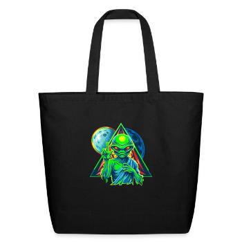IlluminET133 - Eco-Friendly Cotton Tote - black - Front