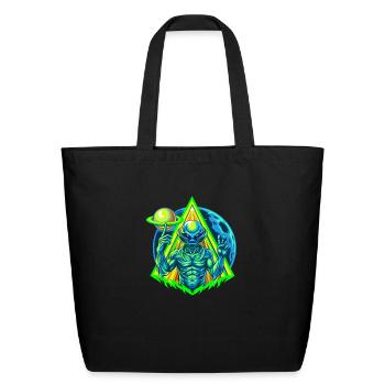 IlluminET130 - Eco-Friendly Cotton Tote - black - Front