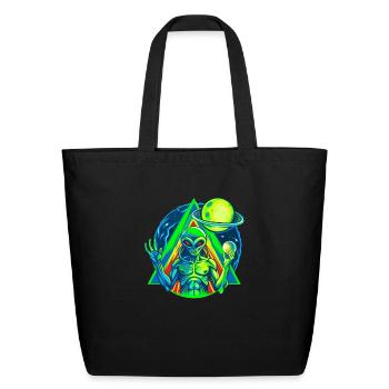 IlluminET121 - Eco-Friendly Cotton Tote - black - Front