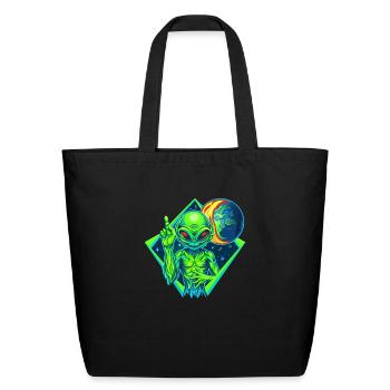 IlluminET127 - Eco-Friendly Cotton Tote - black - Front