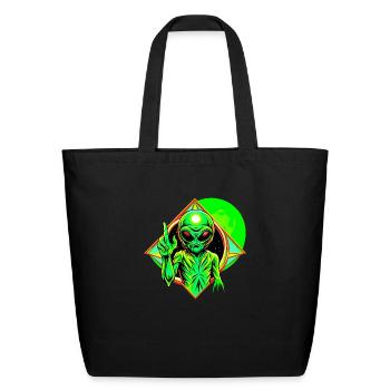 IlluminET172 - Eco-Friendly Cotton Tote - black - Front