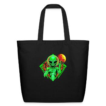 IlluminET166 - Eco-Friendly Cotton Tote - black - Front