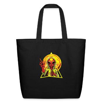 IlluminET156 - Eco-Friendly Cotton Tote - black - Front