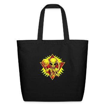 IlluminET160 - Eco-Friendly Cotton Tote - black - Front