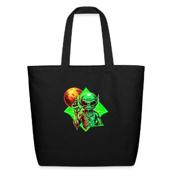 IlluminET163 - Eco-Friendly Cotton Tote - black - Front