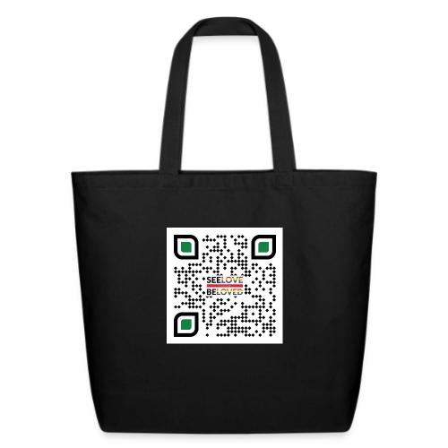See Love, Be Loved QR Code - Eco-Friendly Cotton Tote