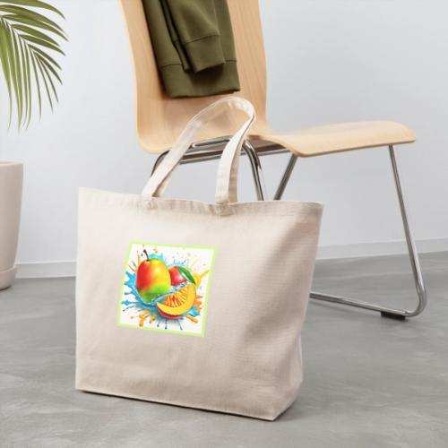 Tropical Mango Treat - Eco-Friendly Cotton Tote
