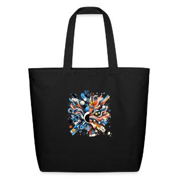 Designer 30 - Eco-Friendly Cotton Tote - black - Front