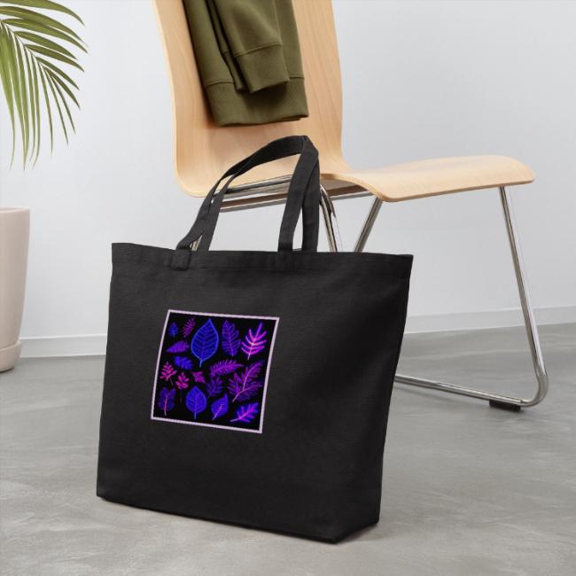 Neon Leaves in Pink and Purple Hues